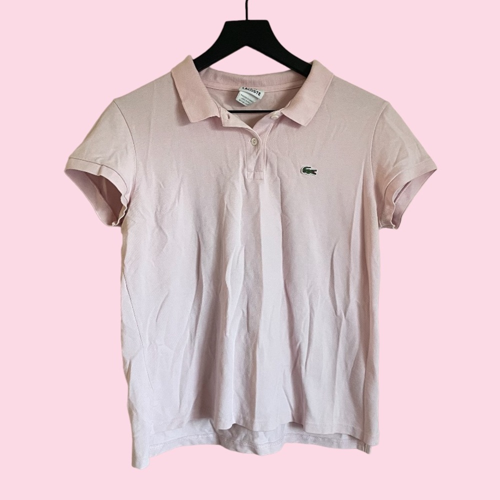 Pink Lacoste Button Up